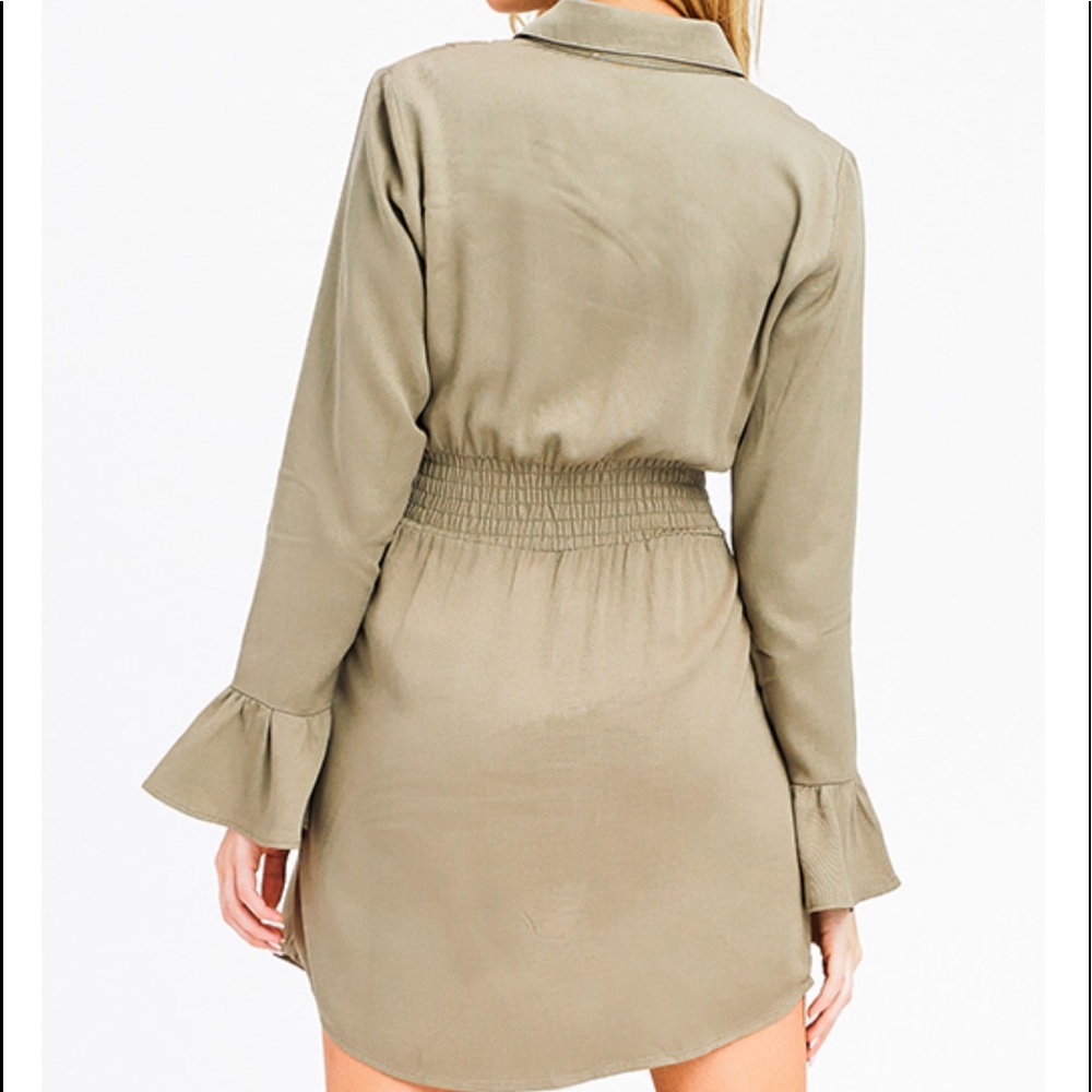 ARRIVED!Long sleeve corset mini shirt  - Picture 2 of 8